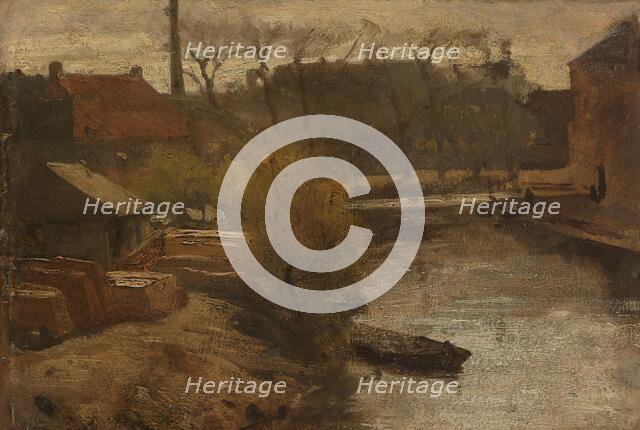 The Noord-West-Buitensingel in The Hague, c.1863. Creator: Matthijs Maris.