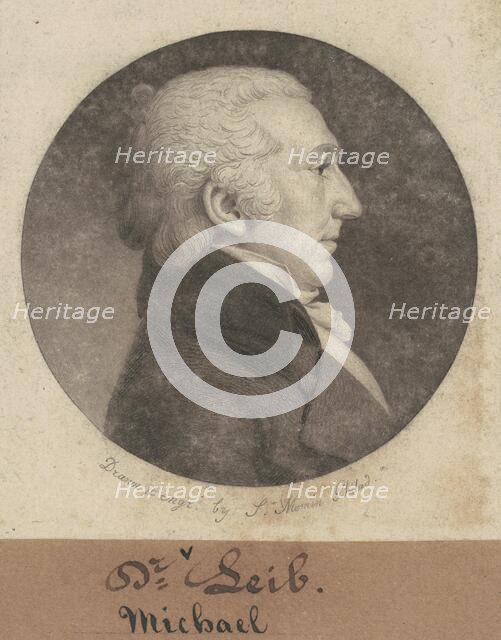 Michael Leib, 1802. Creator: Charles Balthazar Julien Févret de Saint-Mémin.