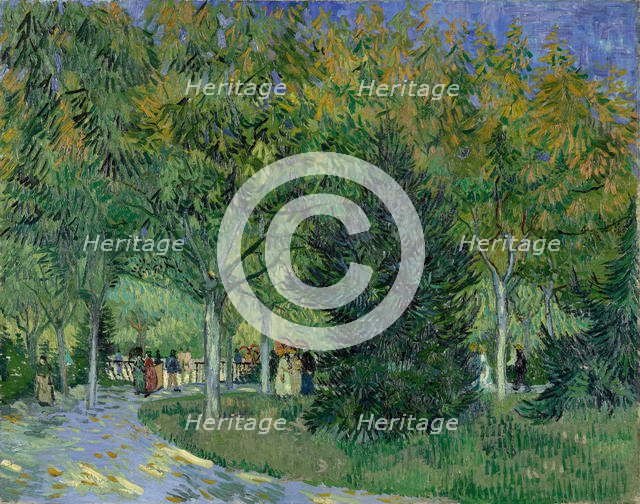 Path in the Park of Arles, 1888. Creator: Gogh, Vincent, van (1853-1890).