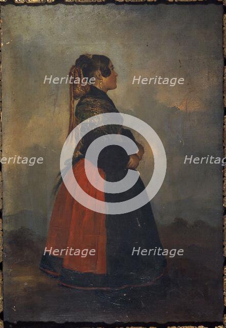 Portrait of a villager from the province of Avila, between 1801 and 1900. Creator: Unknown.