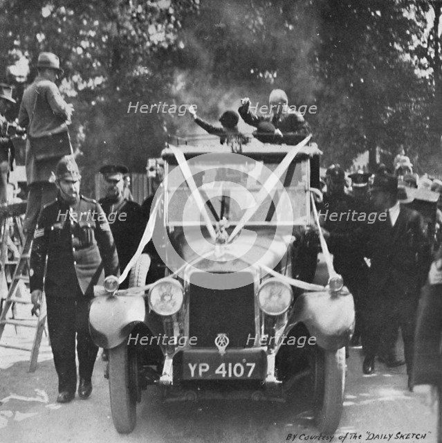 'Mr. Churchill was returned for Epping, as a Conservative', 1929, (1945). Artist: Unknown.