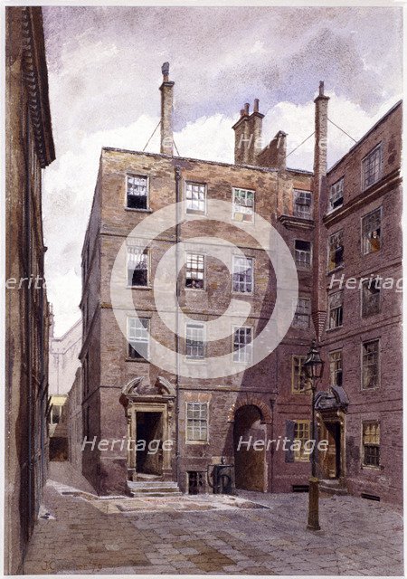 Inner Temple, London, 1879. Artist: John Crowther