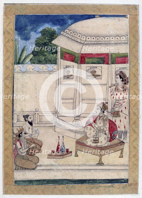 Sri Raga, Ragamala Album, School of Rajasthan, 19th century. Artist: Unknown