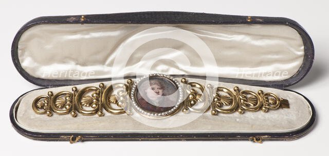 Case for a Bracelet with a Portrait Miniature, 1841. Creator: Anders Lundquist.