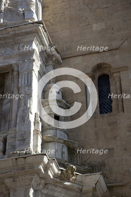 The Renaissance Porta Especiosa on the north facade of the Old Cathedral of Coimbra, Portugal, 2009. Artist: Samuel Magal