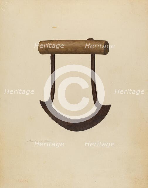 Chopping Knife, c. 1941. Creator: Stanley Chin.