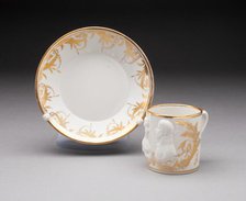 Cup and Saucer, Germany, Late 18th century. Creator: Unknown.
