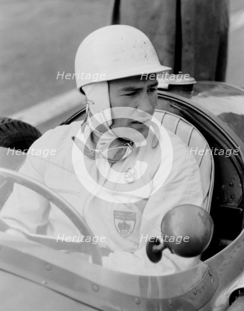 Stirling Moss, (c1955?). Artist: Unknown