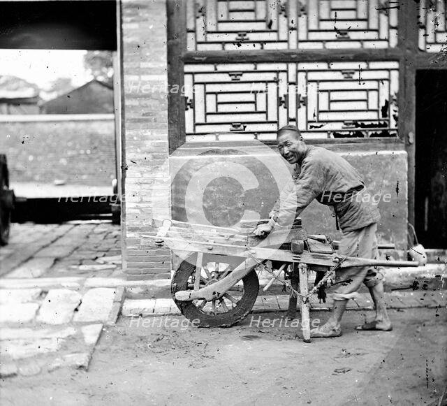 Peking, Pechili province, China: a knife-grinder, 1869. Creator: John Thomson.