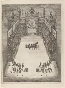 Aerial View of Theatre, 1652. Creator: Stefano della Bella.