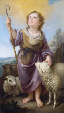 The Good Shepherd, c1675-1682. Creator: Bartolomé Esteban Murillo