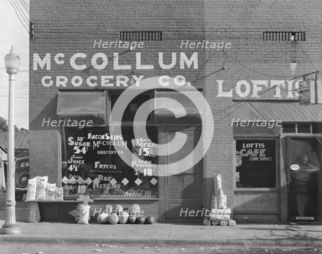 Grocery store, Greensboro, Alabama, 1936. Creator: Walker Evans.