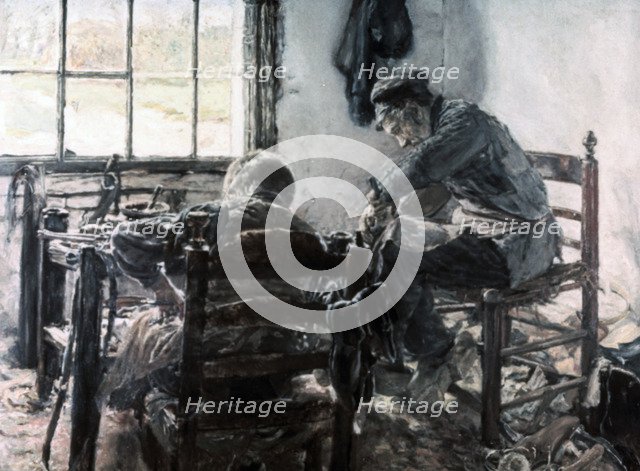 'Workshop of the Shoe Maker', 1881. Artist: Max Lieberman
