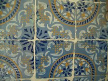 Decorated tiles, Dar Essid Museum, Sousse, Tunisia, 2009.  Creator: Amanda Waite.