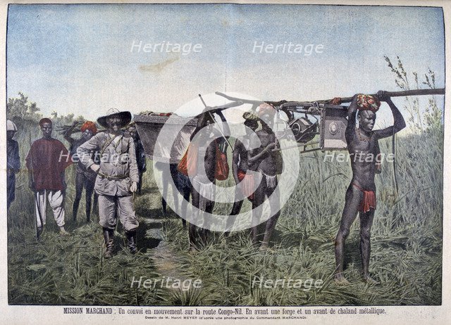 A Convoy on the Marchand Mission in 1898, (1899). Artist: Henri Meyer