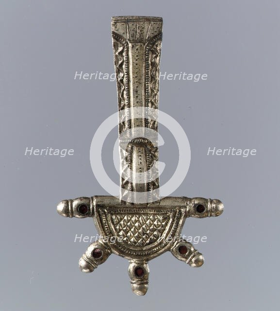 Bow Brooch, Frankish, first half 6th century. Creator: Unknown.