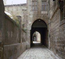 Street in old city, Christian Quarter, Aleppo, Syria, 2001.  Creator: LTL.