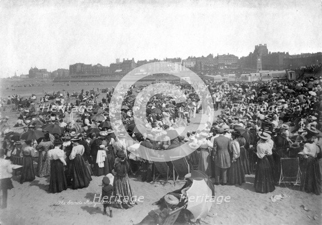 The Sands, Margate, Kent, 1890-1910. Artist: Unknown