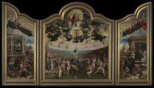 Last Judgement and the Seven Acts of Mercy, 1517-1525. Creator: Bernaert van Orley.