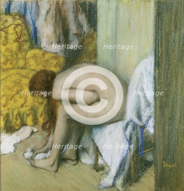 After the Bath. Artist: Degas, Edgar (1834-1917)