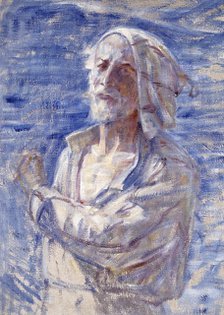 Self portrait, 1918. Creator: Johan Axel Gustav Acke.