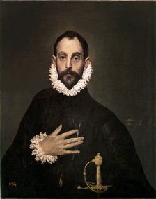  'The Knight of the hand on the chest', by El Greco.