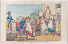 A Sale of English-Beauties in the East Indies, [May 10, 1811], reprint., [May 10, 1811], reprint. Creator: Thomas Rowlandson.