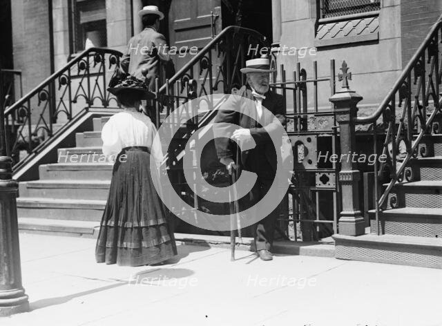 Cripple going to pray at St. Anne relic, between c1910 and c1915. Creator: Bain News Service.