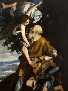 The Sacrifice of Isaac, c.1612. Creator: Gentileschi, Orazio (1563-1638).