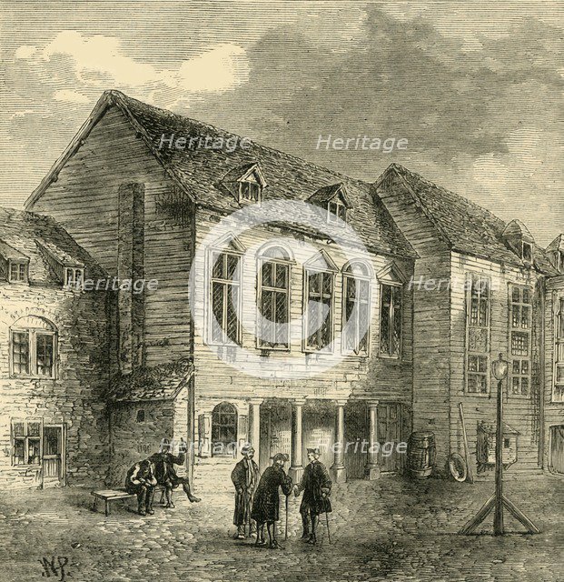 'The Marshalsea Prison, in the Eighteenth Century', (c1878). Creator: Unknown.