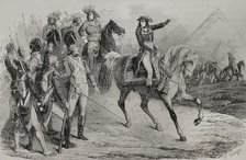 Napoleonic Wars: French Invasion of Egypt, (1798-1801), Battle of the Pyramids, (July 1798), 1879. Creator: Unknown.