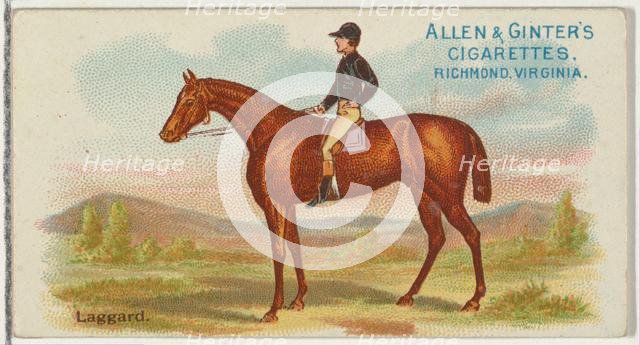 Laggard, from The World's Racers series (N32) for Allen & Ginter Cigarettes, 1888. Creator: Allen & Ginter.