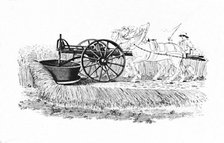 'Reaping Machine Invented by James Smith of Deanston', 1816, (1904). Artist: Unknown.