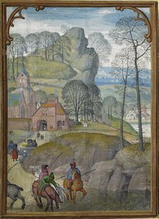 The Hours of Hennessy (Hours of Notre-Dame). Labors of the Months: February, c1530. Creator: Bening, Simon, (Workshop) (ca 1483-1561).