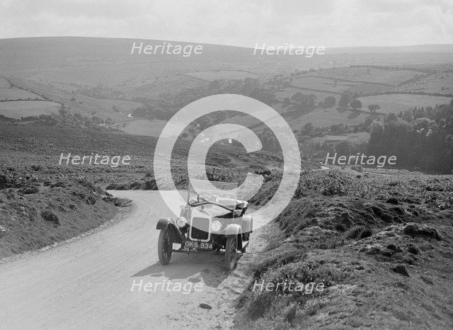 Wolseley 10hp tourer, Dartmoor, Devon, c1920s. Artist: Bill Brunell.