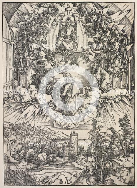 Revelation of St. John: St. John before the Throne, 1511. Creator: Albrecht Dürer (German, 1471-1528).