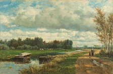 Landscape in the Environs of The Hague, c.1870-c.1875. Creator: Willem Roelofs.