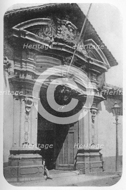 'Old Santiago - One of the Few Houses Left, Built During The Spanish Occupation of 1750-1810', 1911. Artist: Unknown.