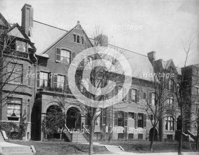 Sen. John Sherman's house, Mass. Ave. near 17th St., N.W., c1897. Creator: Frances Benjamin Johnston.