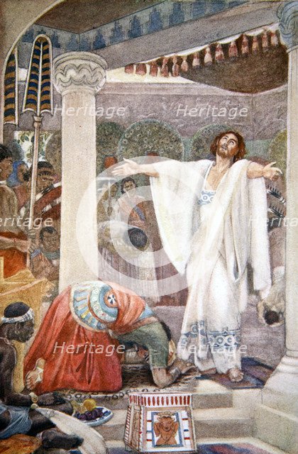 'Daniel interprets the dream of Nebuchadnezzar', 1916.  Artist: Evelyn Paul