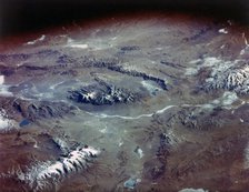 The Tibetan Plateau seen from aboard the first Space Shuttle flight, April 1981. Creator: NASA.