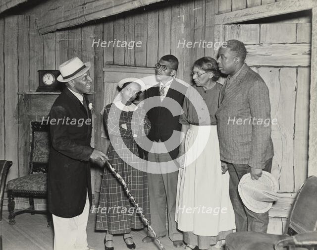 Man with cane, 1935 - 1939. Creator: Unknown.