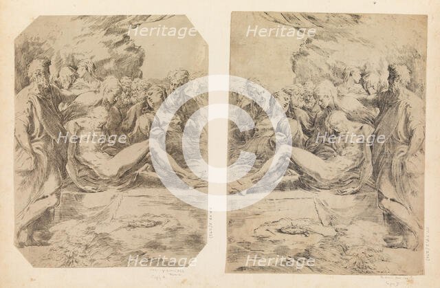 Entombment, ca. 1595-1600. Creator: Guido Reni.