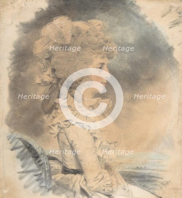 Mrs. Palmer, 1785. Creator: John Downman.