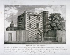 View of a gateway in Stepney, London, 1791.          Artist: Anon