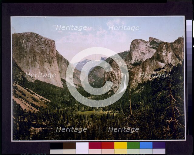 Yosemite Valley from Artists' Point, Calif., c1898. Creator: William H. Jackson.