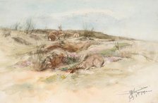 Rabbits, 1891. Creator: Edwin Alexander.