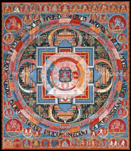 Mandala of Jnanadakini, late 14th century. Creator: Unknown.