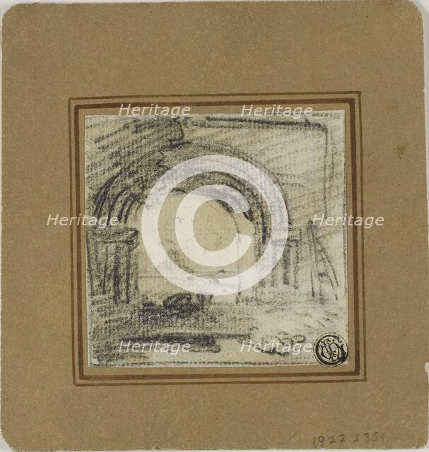 Sketch of an Arch, n.d. Creator: Richard Wilson.