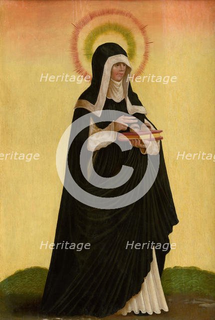 Saint Odile , 1519. Creator: Master of the Danube School (active 1510-1515).